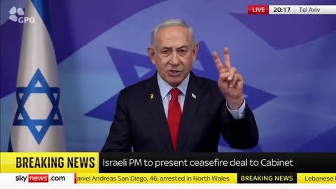 BREAKING: BENJAMIN NETANYAHU OFFICIAL STATEMENT