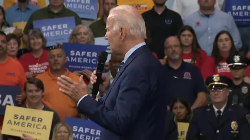 Biden: "For those brave right-wing Americans