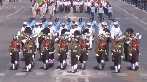 proud moment indias tri service march past dring bastille