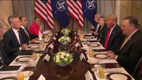 Trump and Stoltenberg get into tense exchange at NATO summit