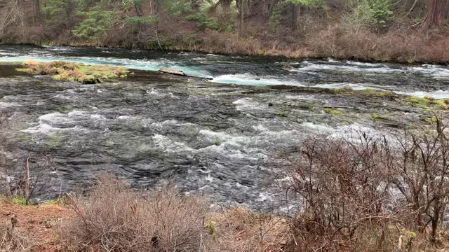 Cascading Waterfall Section – Metolius River – Central Oregon