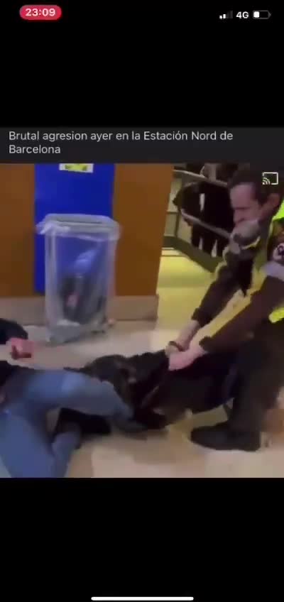 Polizei Maske schlecht trainiert