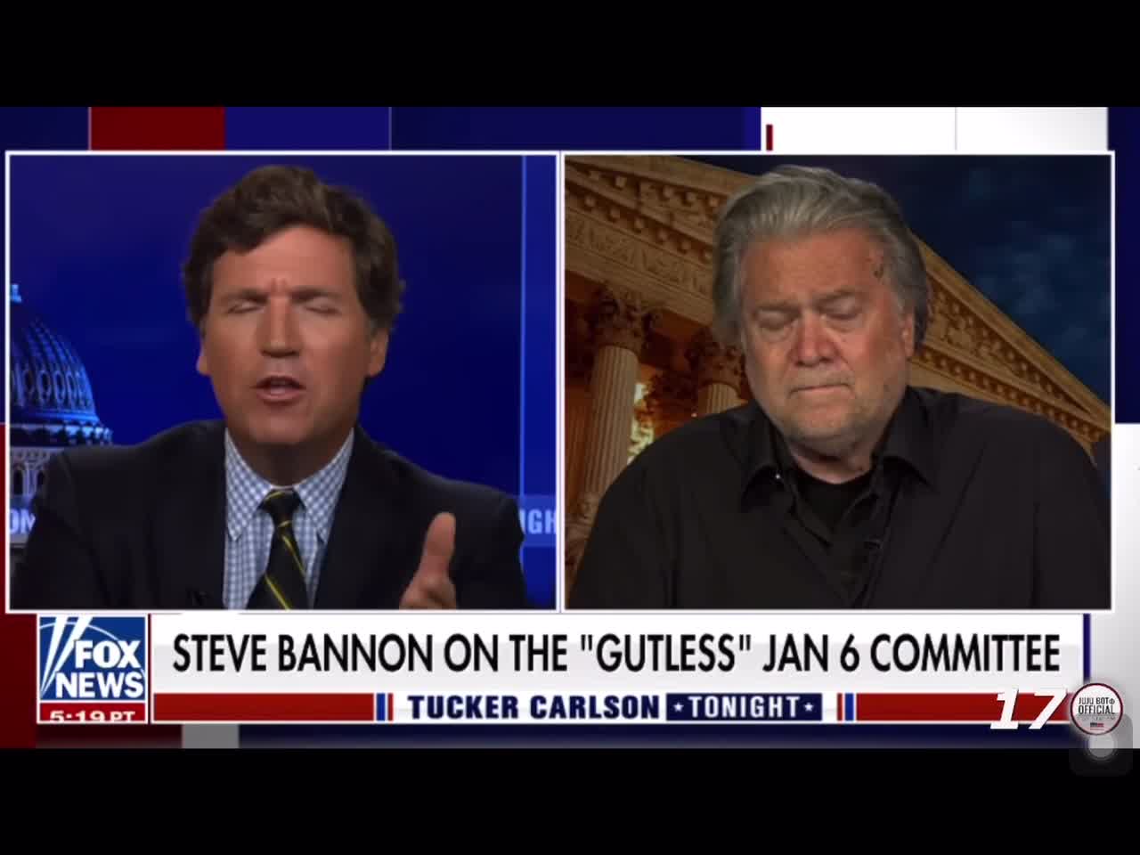 Steve Bannon‘s full interview with Tucker Carlson after the guilty conviction.