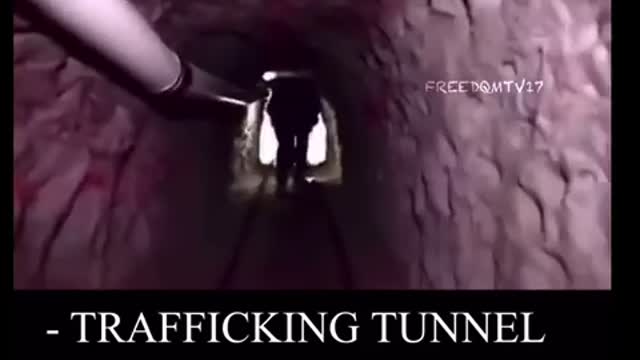 USA/ Mexico border trafficking tunnel