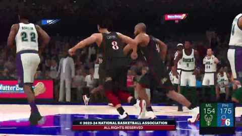 NBA2K: SIXERS VS BUCKS