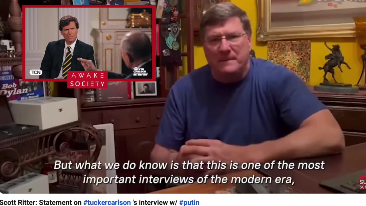 Scott Ritter comments Tucker Carlson's interview with Putinit lead to? Hopefull words!