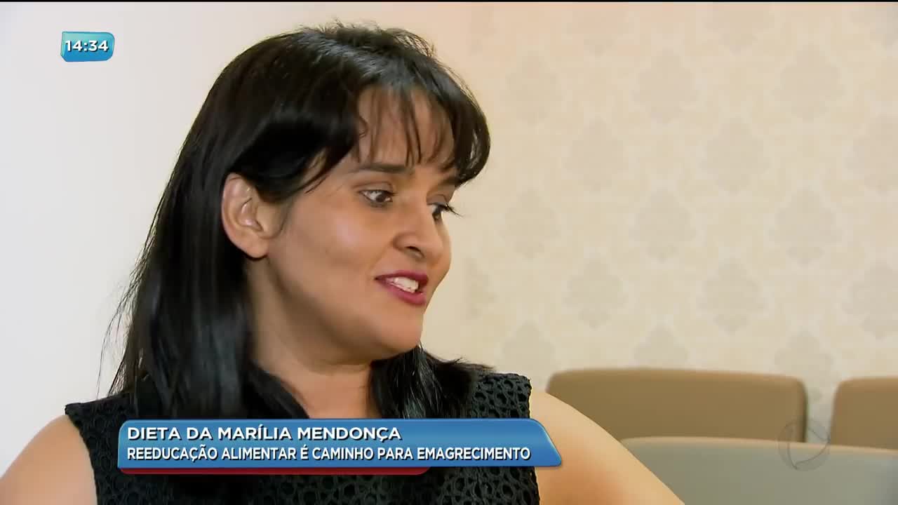 BG - Diet of the Marília Mendonça: Food reeducation is the way to lose weight