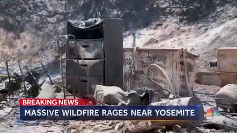 Massive Wildfire Near Yosemite Is Most Volatile This Season