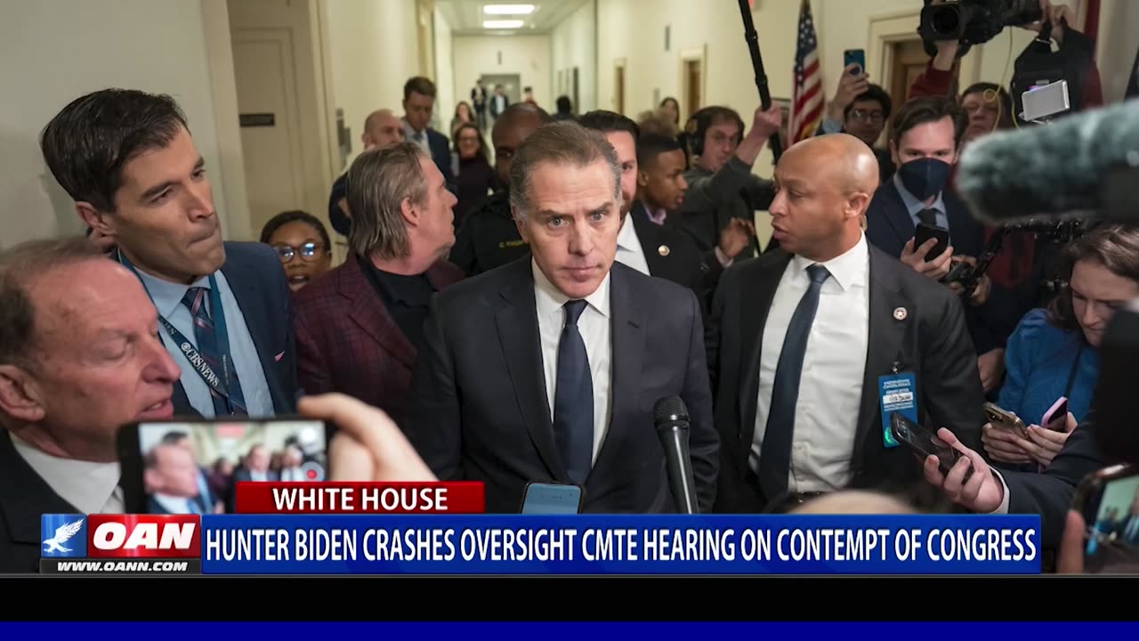 Hunter Biden Crashes Oversight CMTE Hearing On Contempt Of Congress