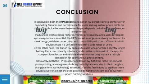 HP Sprocket VS Canon Ivy Portable Photo Printer