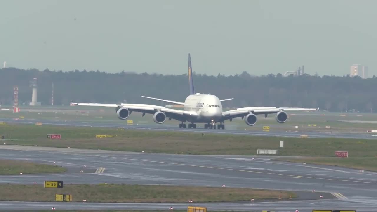 the smoothest landing of the Airbus A380.