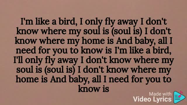 Im like a bird - Nelly Furtado