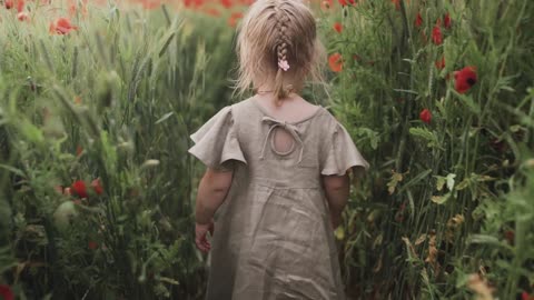 girl in the garden
