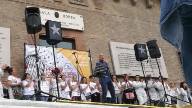 Straordinario intervento di Antonio Bilo Canella alla manifestazione a Bologna