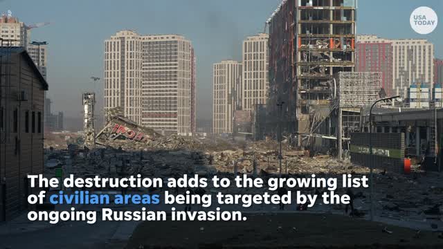 Russian air strikes destroy Ukrainian shopping mall, killing at least 8 | USA TODAY