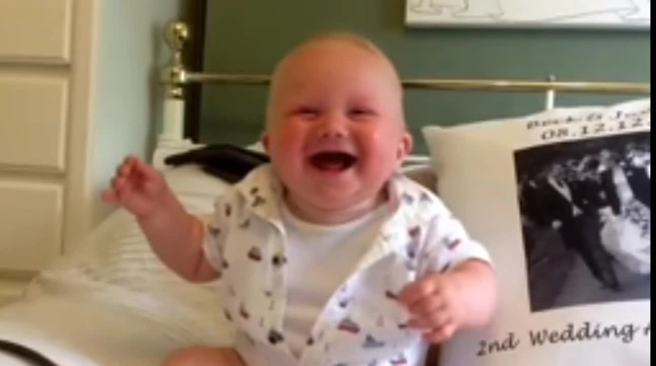 A sweet child's funny smile..