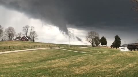 Tornado Touching Down