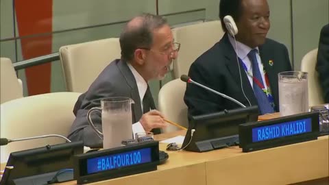 UN Lecture on 100 Years of Balfour Declaration by Prof. Rashid Khalidi -