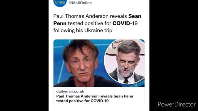 Sean Penn tests positive for the C word. 🐸