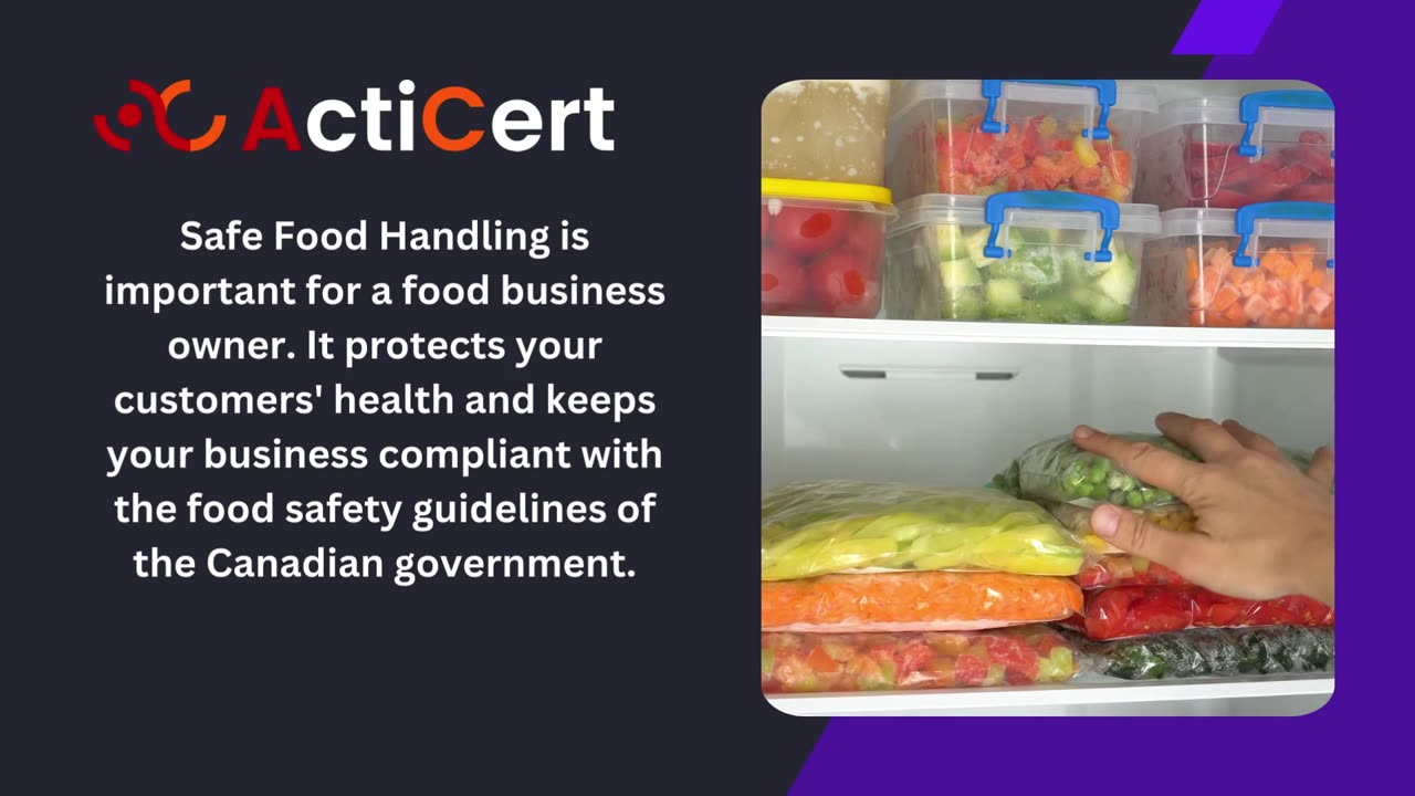 A Guide To Safe Food Handling Certificate In Canada