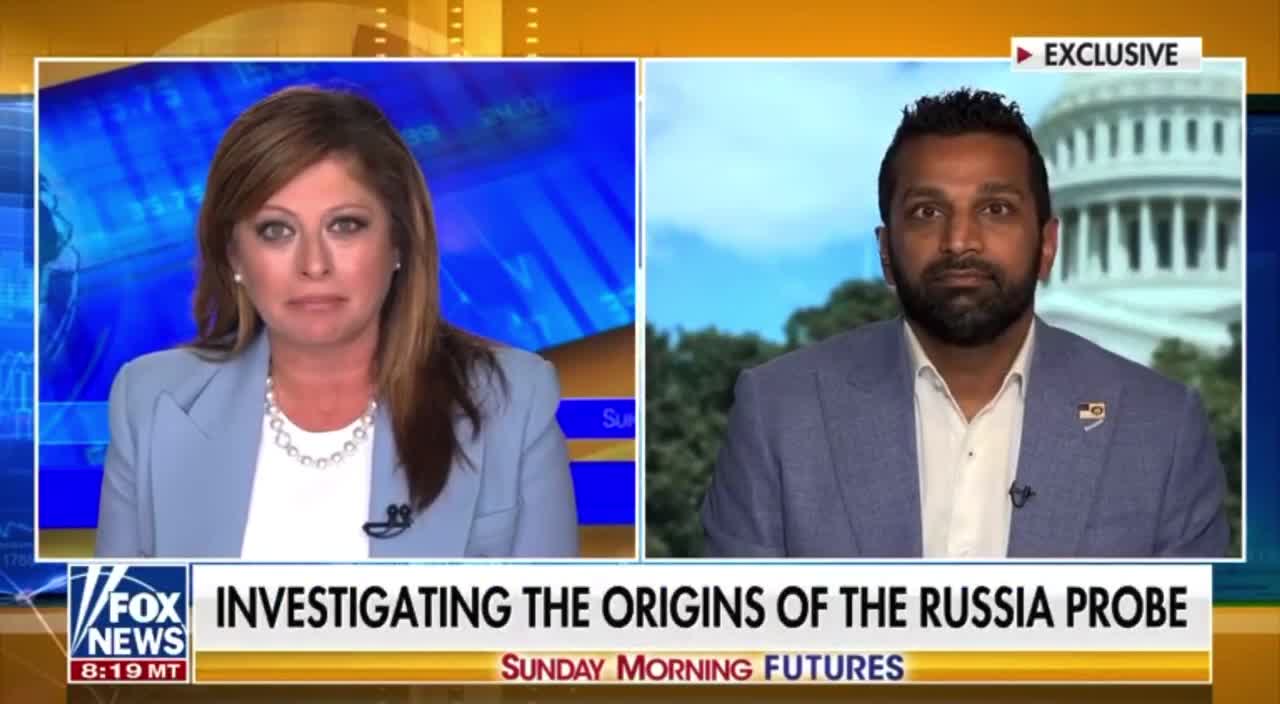 Kash Patel spoke with Maria Bartiromo this morning about the Durham investigation.