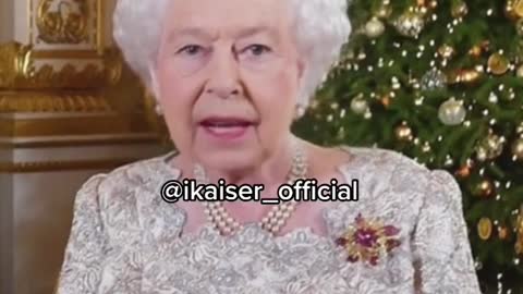 The queen saying Eid mubarak🤣🤣