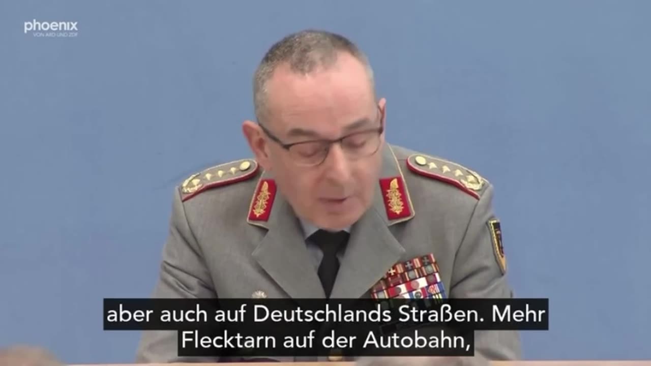 Bundeswehrgeneral BREUER - Mehr Flecktarn auf der Autobahn