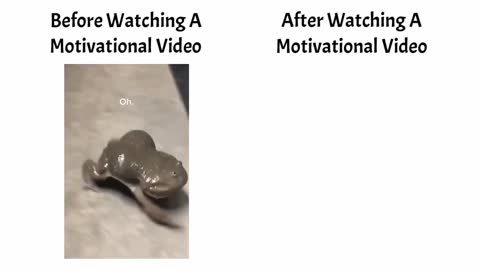 normal vs pros after watching motivational video