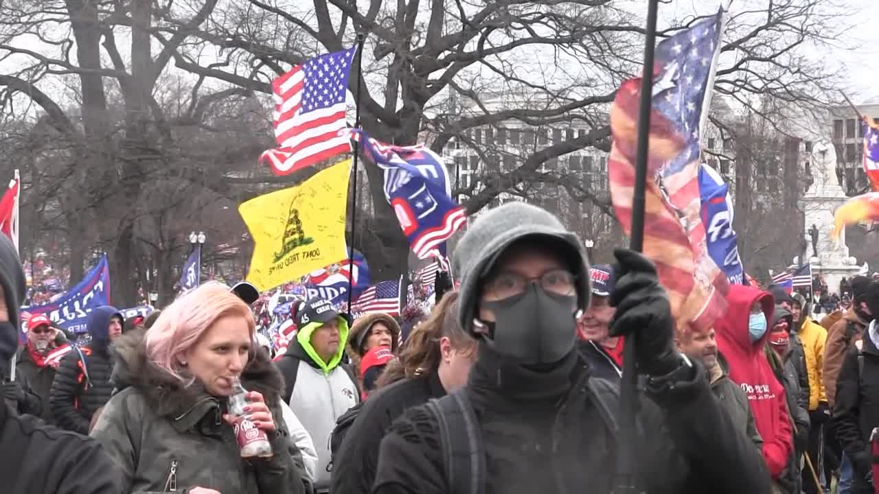 Trump Supporters rally at US Capitol-Jan 6th,2021