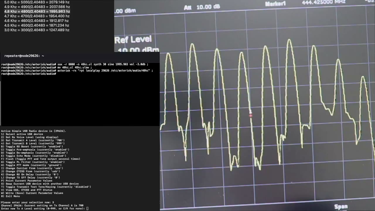 Setting Deviation on Allstar on a repeater