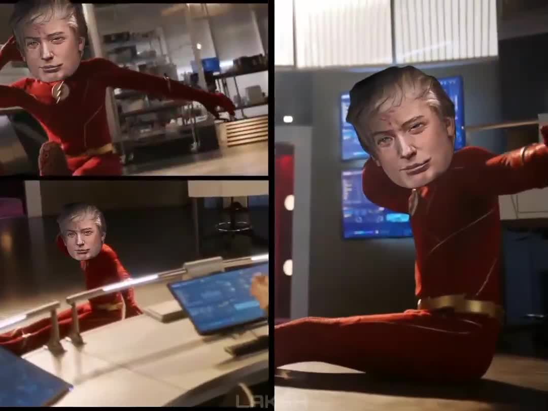 Donald Trump Breakdancing Satire