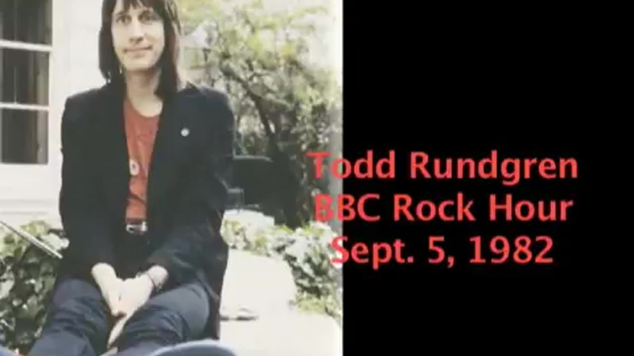 September 5, 1982 - Todd Rundgren in London