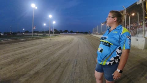 Stockton, KS flat track motorcycle open am main