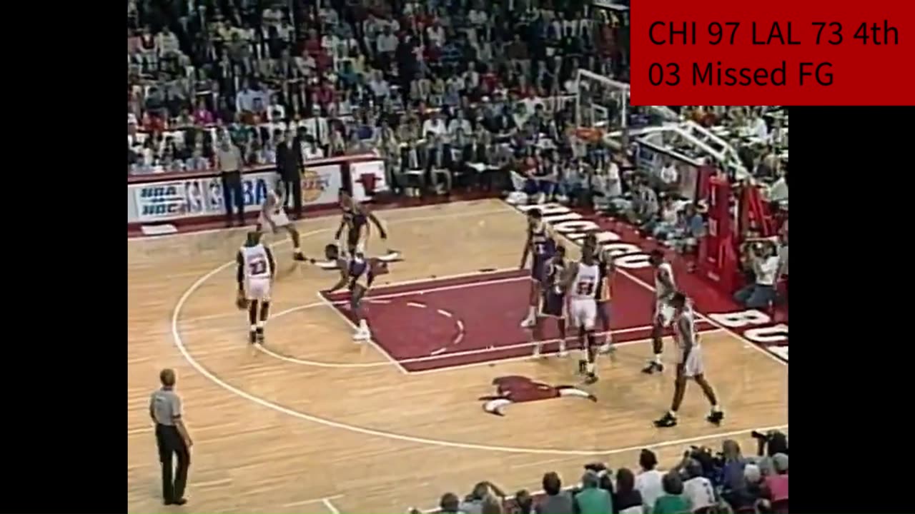 1991 NBA Finals Game 2 Michael Jordan 3 Missed FGs