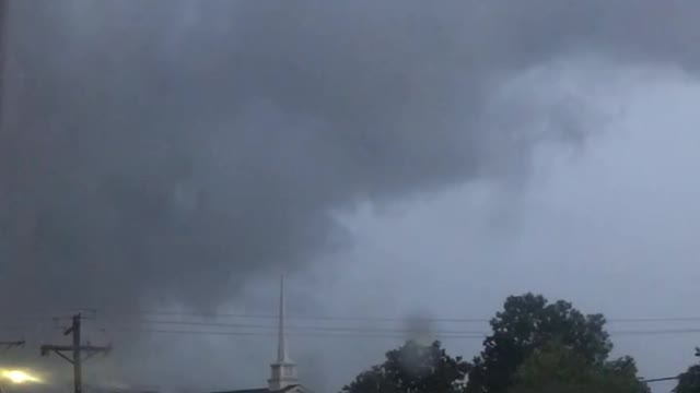 Lightning Strikes, Lights up Sky