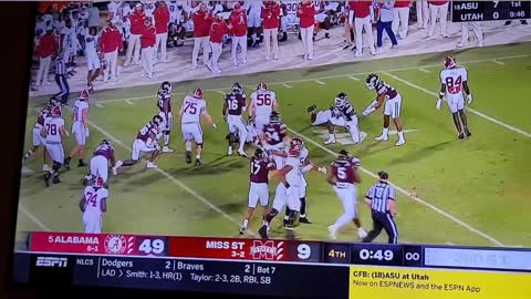 Alabama vs MISSISSIPPI STATE final score & stats