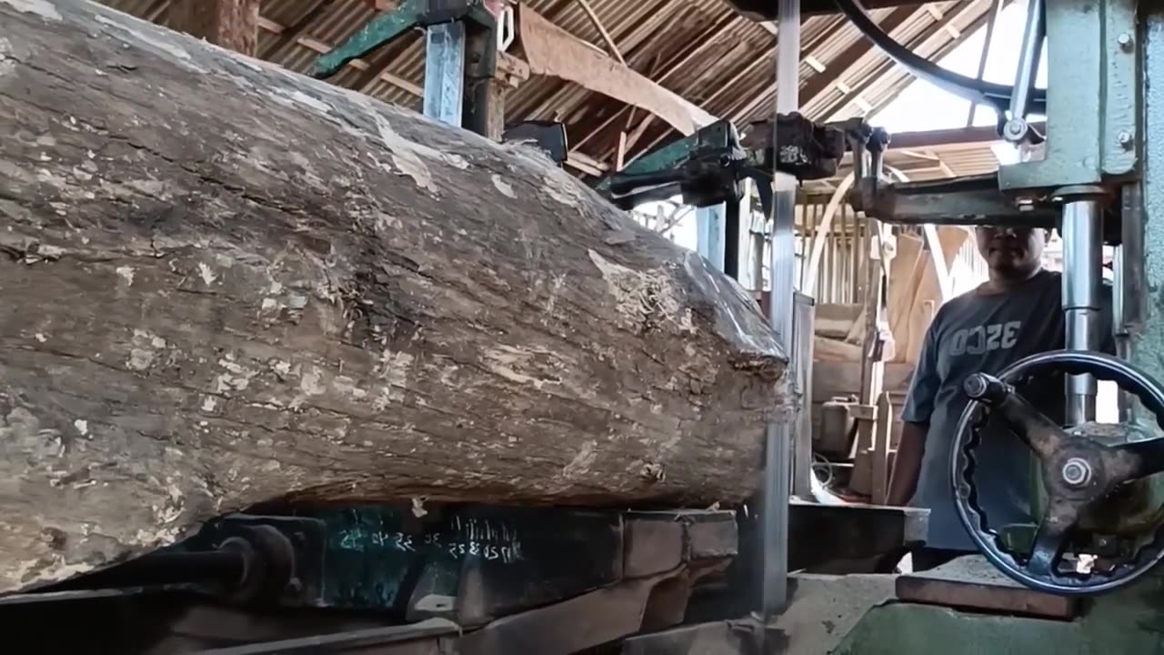 The Secret Technique For Sawing Unique Fiber Teak Wood - How To Get 100X Results