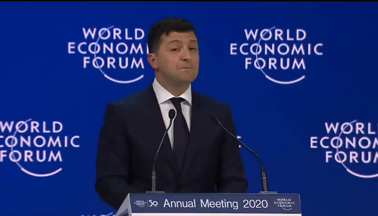 Zelensky to WEF In 2020: We Propose You Be Stakeholders of the 'New' Ukraine