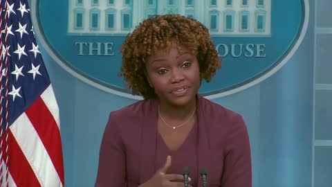 Karine Jean-Pierre on Biden planning to make Roe once again "the law of the land"