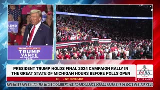 FULL SPEECH: President Trump Holds Final 2024 Campaign Rally in Grand Rapids, MI - 11/4/24