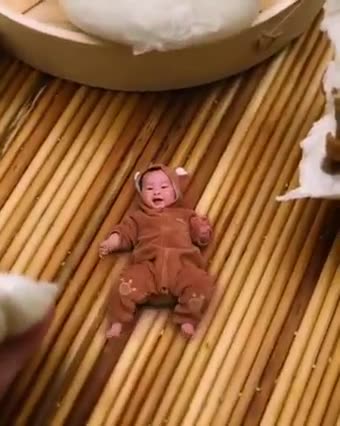 Chinese cake turns into baby