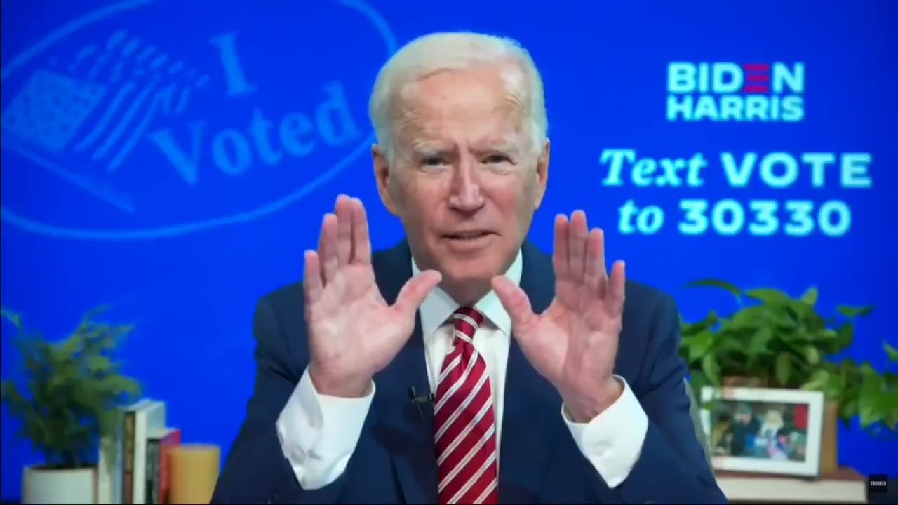 Biden admitting under Obama put together the most inclusive voter fraud