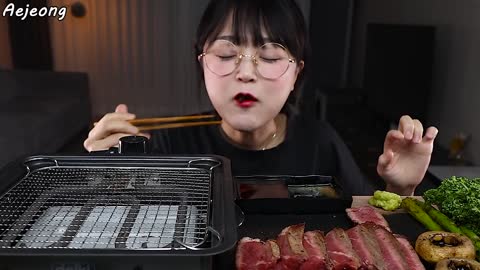 T-Bone Steak.Mukbang! ASMR!