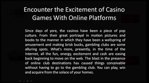 Best Online Casino Bonuses