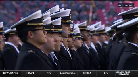 🏈 - Always an incredible sight & display of pageantry: The Brigade of Midshipmen.