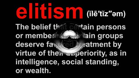 Elitism! Elitism!