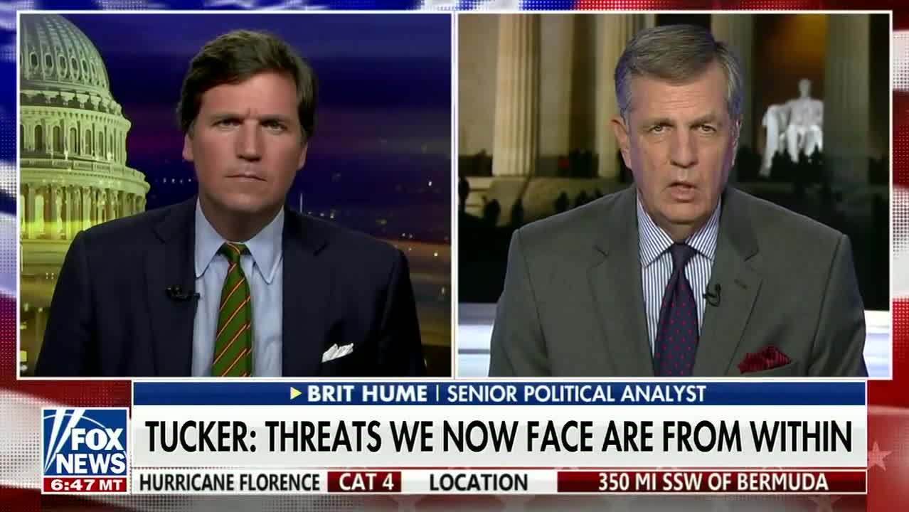 Brit Hume discusses socialism, leaders who hate America, with Tucker