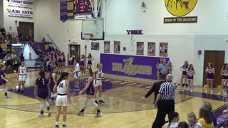 York Institute Girls Basketball 2/25/22