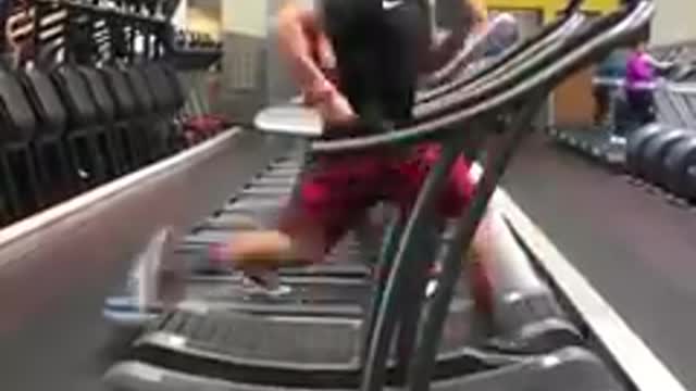 The fastest men on treadmill 40km