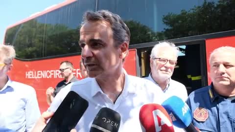 Μητσοτάκης από Πεντέλη: «Το σημείο και η ώρα που ξεκίνησε η φωτιά γεννούν εύλογα ερωτήματα»